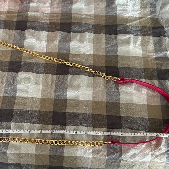 Valentino vegan patent crocodile crossbody bag with gold chain BNWOT - Picture 11 of 12